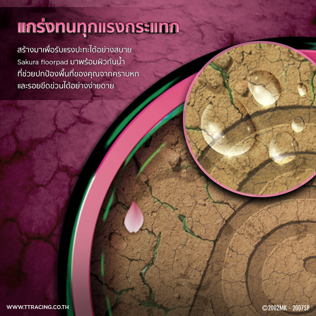 แผ่นรองพื้นเกมมิ่ง TTRACING GUARDIAN - SAKURA EDITION_4